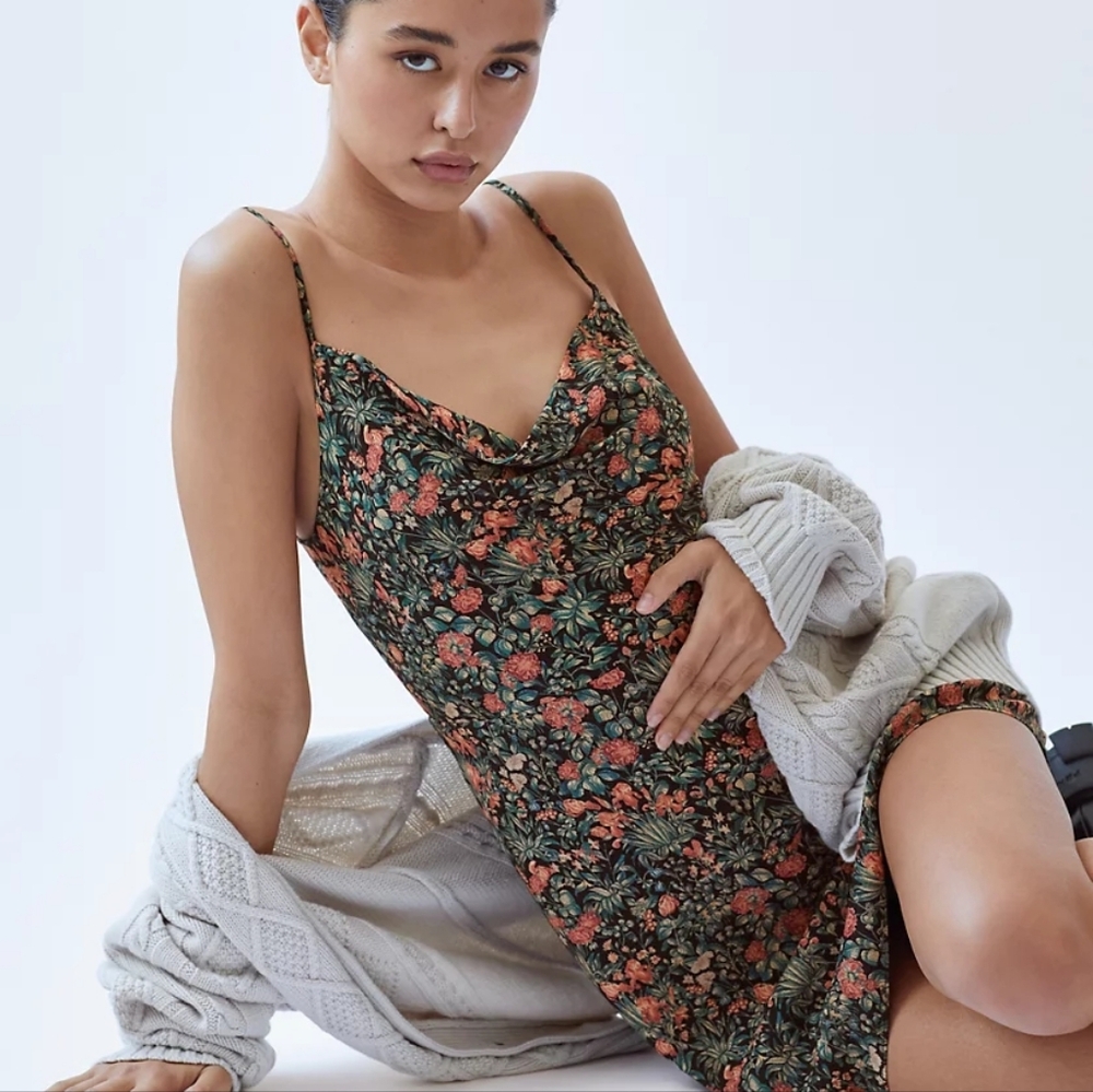 Aritzia Floral Spencer Dress